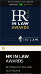 Mobile Screenshot of hrinlawawards.com